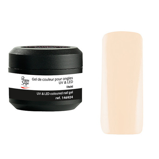 Coloured UV nail gel litchi 5g