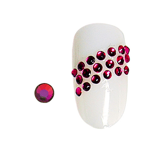 20 nail rhinestones crystal volcano SS5