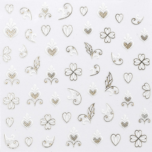 Decorative nail stickers Spring chic