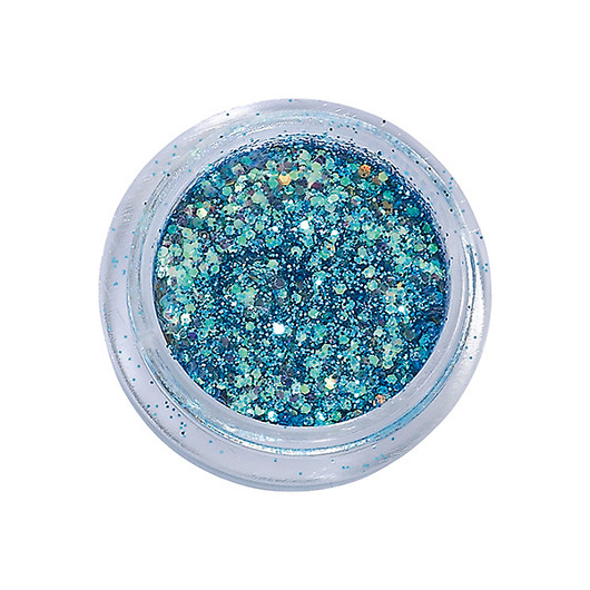 Ultra-sparkling nail glitters UV gel aqua