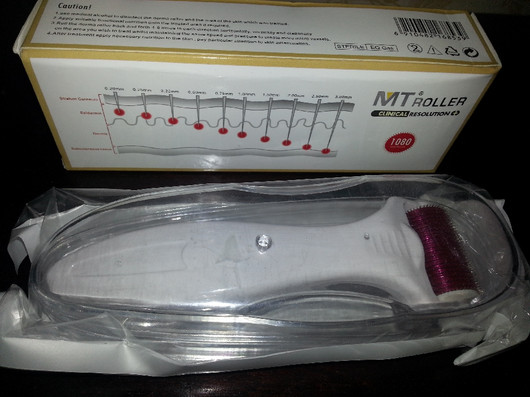 Pakkausviallinen:BODYROLLER, Leveä vartalon mikroneulaustela 1080 neulaa 1,0mm