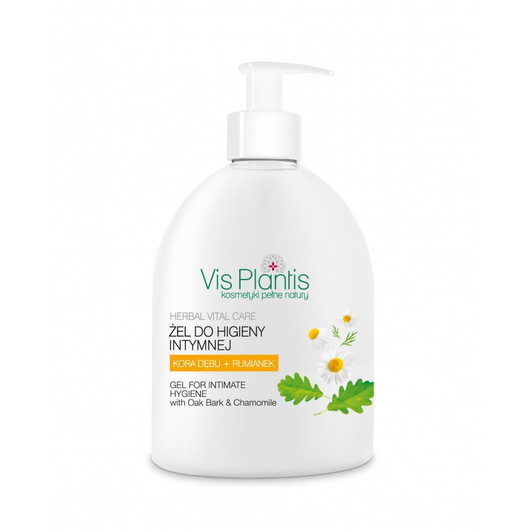 Vis Plantis Gel for intimate hygiene, Oak Bark, chamomile 500ml