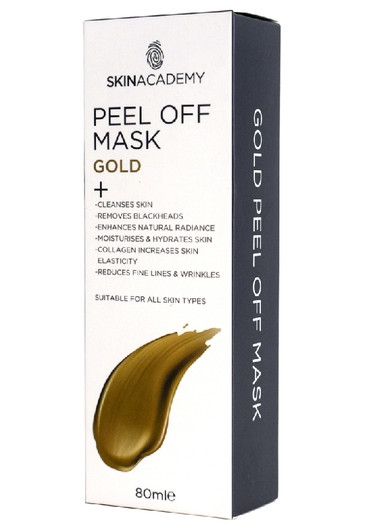 Skin Academy Gold Peel Off Mask - Kiinteyttävä Kultanaamio 80ml