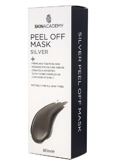 Skin Academy Silver Peel Off Mask - Kiinteyttävä Hopeanaamio 80ml