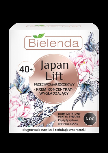 Bielenda JAPAN LIFT - Silottava Anti-Age Yövoide 40+ (50ml)