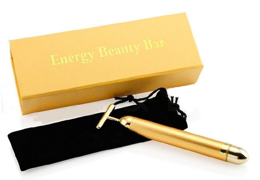 24k Beauty Bar Kasvojen Hierontalaite – Kiinteyttävä & Kultainen