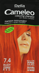 KUPARIN PUNAINEN sävyttävä (7.4) shampoo 40ml