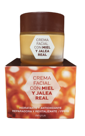 Deliplus Hunaja & Kuningatarhyytelö: Kosteusvoide SPF 10 - Hehkuva iho