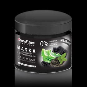 DermoFuture Hiusnaamio Aktiivihiilellä, 300g