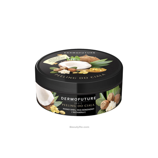 Dermofuture Sokerikuorinta vartalolle – 'Sheavoi & Kookosöljy'