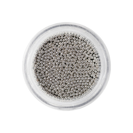 Hopeiset minikuulat kynsille – 3D-kaviaariefekti