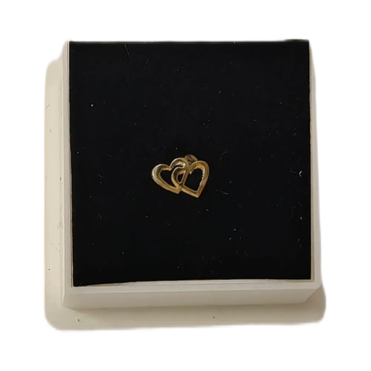 Peggy Sage Kynsilävistyskoru – Kaksoissydän (18K Kultaa)