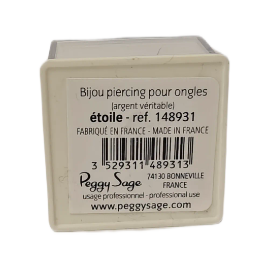 Peggy Sage Kynsilävistyskoru – Tähti (Aito Hopea)