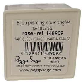 Peggy Sage Kynsilävistyskoru – Ruusu (18K Kultaa)