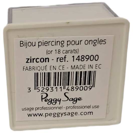 Peggy Sage Kynsilävistyskoru – Kirkas Zirkoni (18K Kultaa)