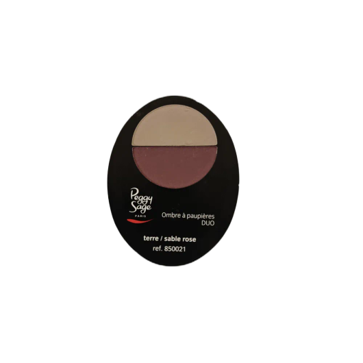 Peggy Sage Eye Shadow DUO Terre / Sable Rose – Pehmeä ja hehkuva 3g