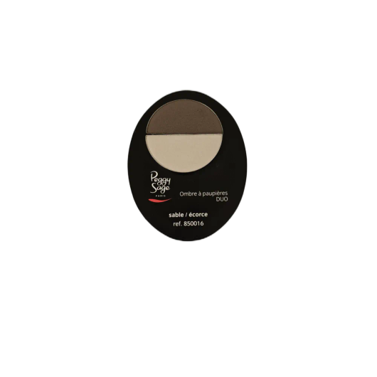 Peggy Sage Eye Shadow DUO Sable / Écorce – Maanläheistä hehkua
