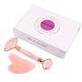 Jade roller & Gua Sha-setti (ruusukvartsi)