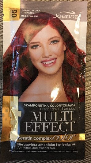 Joanna Multi Effect 05 Red Currant – Sävyttävä Shampoo 35ml