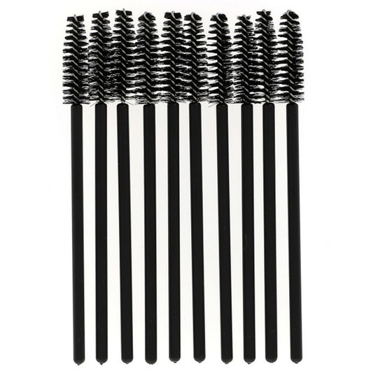 10 kpl Kertakäyttöinen Ripsiharja & Kierreharja – Hygieeninen