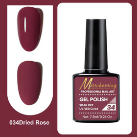 Misscheering Professional Nail Art Gel Polish 34 Dried Rose