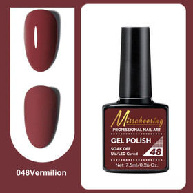 Misscheering Professional Nail Art Gel Polish 48 Vermilion