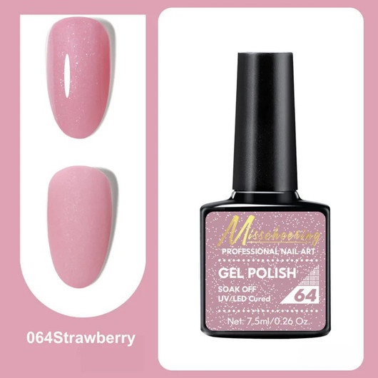 Misscheering Professional Nail Art Gel Polish 64 Strawberry
