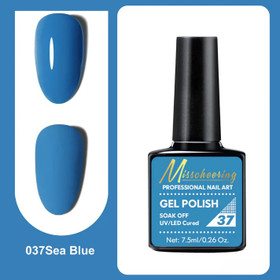 Misscheering Professional Nail Art Gel Polish 37 Sea Blue