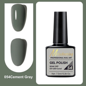 Misscheering Professional Nail Art Gel Polish 54 Cement Gray