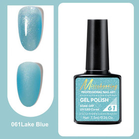 Misscheering Professional Nail Art Gel Polish 61 Lake Blue