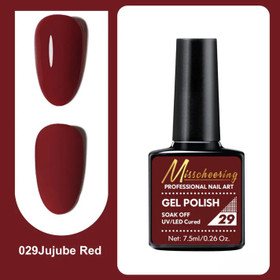 Misscheering Professional Nail Art Gel Polish 29 Jujube Red