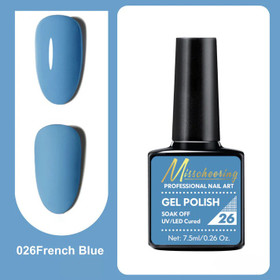 Misscheering Professional Nail Art Gel Polish 26 French Blue