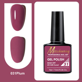 Misscheering Professional Nail Art Gel Polish 31 Plum