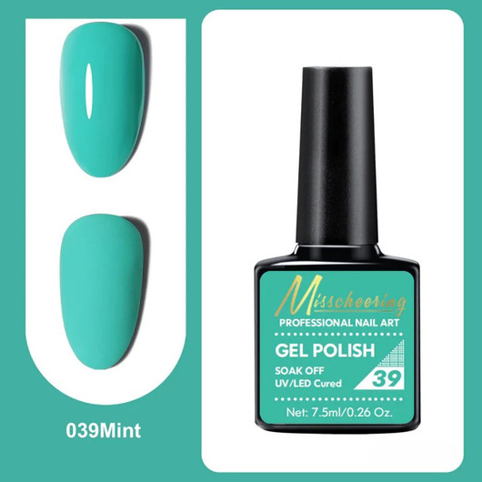 Misscheering Professional Nail Art Gel Polish 39 Mint