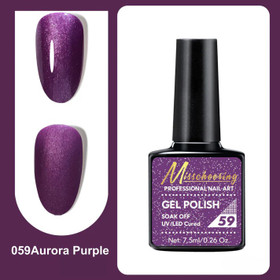 Misscheering Professional Nail Art Gel Polish 59 Aurora Purple