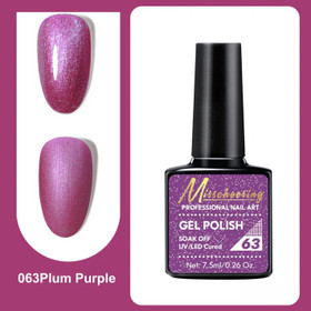 Misscheering Professional Nail Art Gel Polish 63 Plum Purple