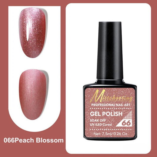 Misscheering Professional Nail Art Gel Polish 66 Peach Blossom