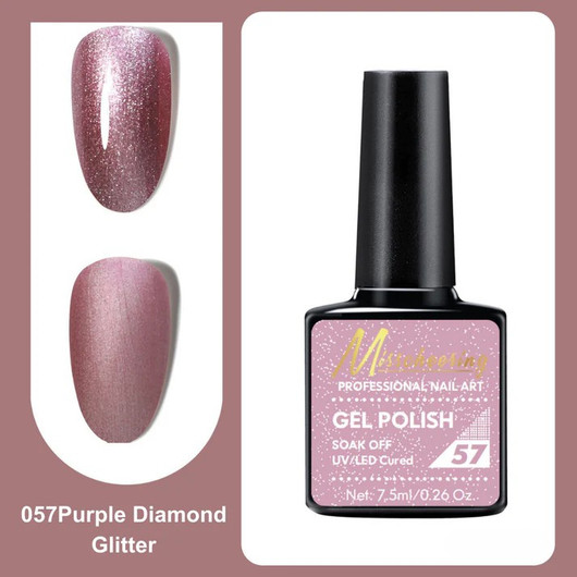 Misscheering Purple Diamond Glitter Geelilakka – Kuninkaallinen Säihke!