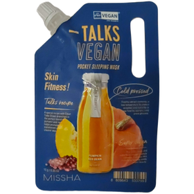 MISSHA Talks Vegan Sleeping Mask - Skin Fitness (Kurpitsa) 10g