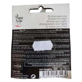 Peggy Sage Strassit Kynsille 20kpl - Vihreä (VERDE)