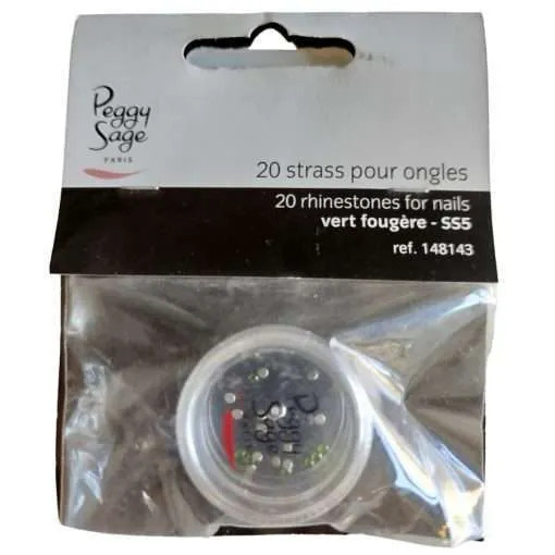 Peggy Sage Strassit Kynsille 20kpl - Vihreä (VERDE)