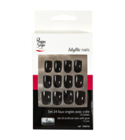 Peggy Sage Idyllic Tekokynnet 24 kpl – Musta