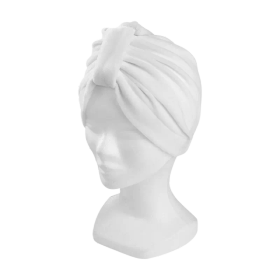 Peggy Sage Valkoinen Hiusturbaani | Pehmeä & Imukykyinen