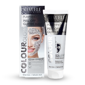 Revuele Hopeinen Glitter Peel-off Kasvonaamio 80ml