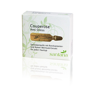 Santana Couperose-ampulli 3x3ml – Tehohoito couperosaan & punoitukseen
