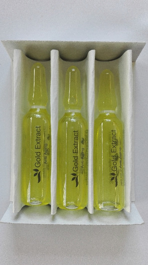Santana Gold Extract -ampulli 3x3ml – Kiinteyttävä kultauute