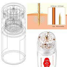 SQY 20-neulainen Derma Stamp -neulapää seerumipullolla 1.0mm