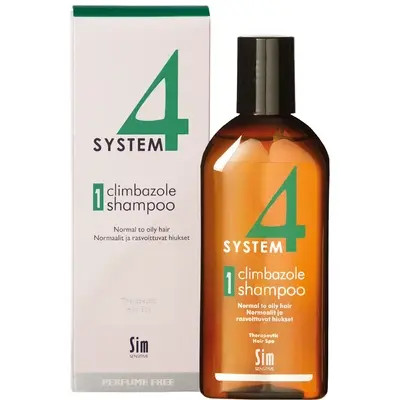 System 4 Climbazole Shampoo 1 – Hilsettä ja rasvoittumista vastaan, 25