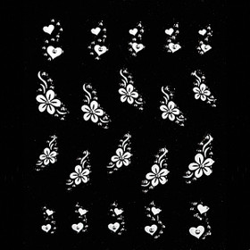 Kynsikoristetarrat White Line