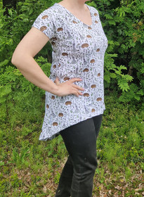 VANAMO tunika SIILINIITTY valk. XS-3XL